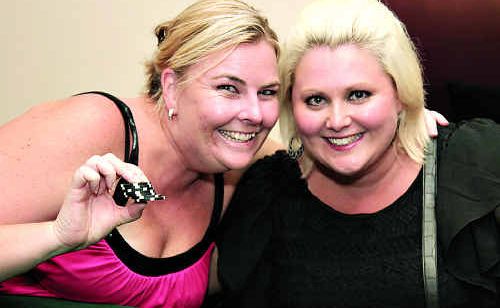 Brei Darby and Leah Chaffey having a winning night. Brei Darby and Leah Chaffey having a winning night.